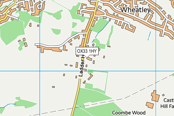 OX33 1HY map - OS VectorMap District (Ordnance Survey) OX33 1HY map - OS VectorMap District (Ordnance Survey)