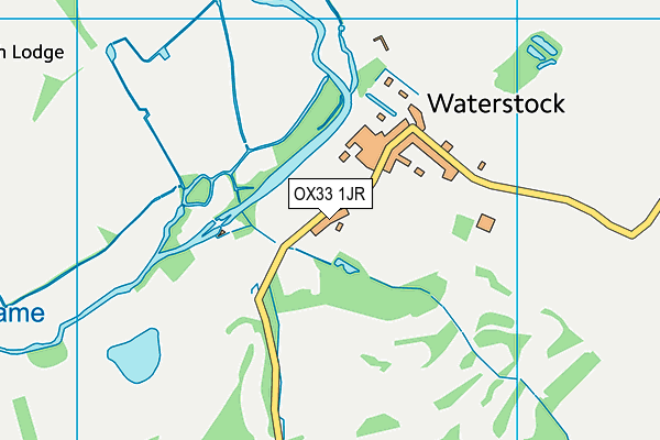 OX33 1JR map - OS VectorMap District (Ordnance Survey) OX33 1JR map - OS VectorMap District (Ordnance Survey)