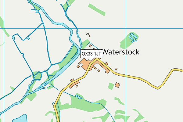OX33 1JT map - OS VectorMap District (Ordnance Survey) OX33 1JT map - OS VectorMap District (Ordnance Survey)