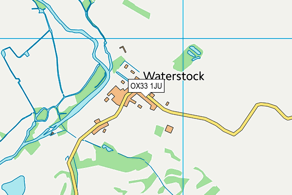 OX33 1JU map - OS VectorMap District (Ordnance Survey) OX33 1JU map - OS VectorMap District (Ordnance Survey)