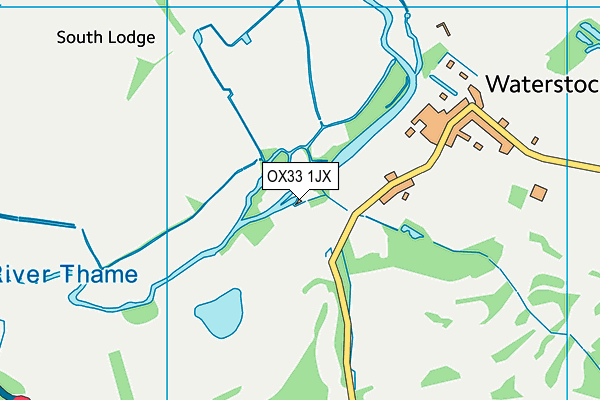 OX33 1JX map - OS VectorMap District (Ordnance Survey) OX33 1JX map - OS VectorMap District (Ordnance Survey)