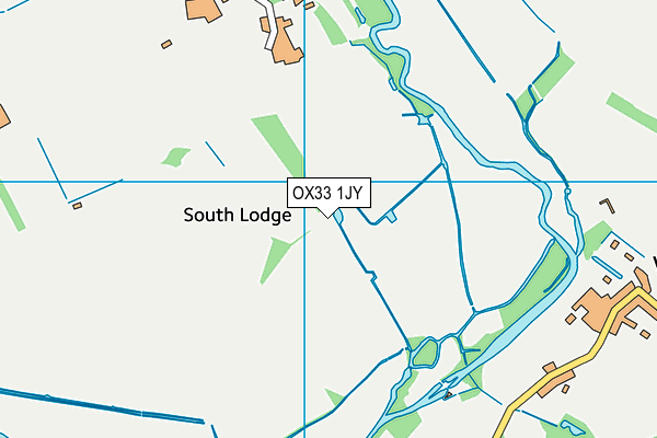 OX33 1JY map - OS VectorMap District (Ordnance Survey) OX33 1JY map - OS VectorMap District (Ordnance Survey)