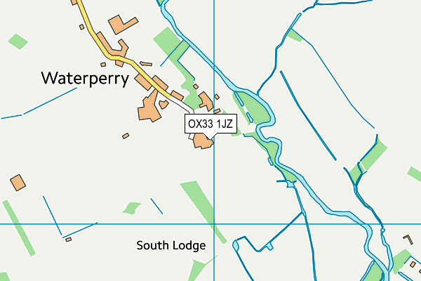 OX33 1JZ map - OS VectorMap District (Ordnance Survey) OX33 1JZ map - OS VectorMap District (Ordnance Survey)