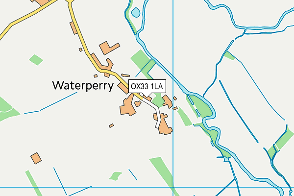 OX33 1LA map - OS VectorMap District (Ordnance Survey) OX33 1LA map - OS VectorMap District (Ordnance Survey)