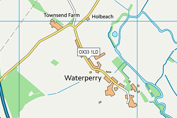 OX33 1LD map - OS VectorMap District (Ordnance Survey) OX33 1LD map - OS VectorMap District (Ordnance Survey)