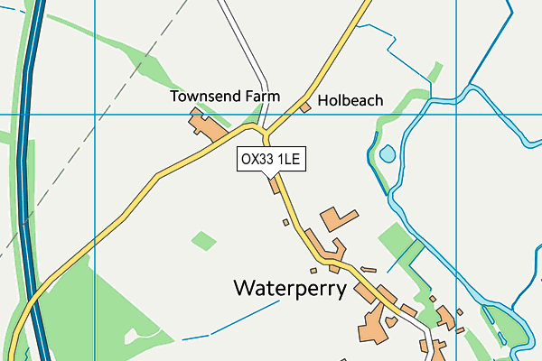 OX33 1LE map - OS VectorMap District (Ordnance Survey)