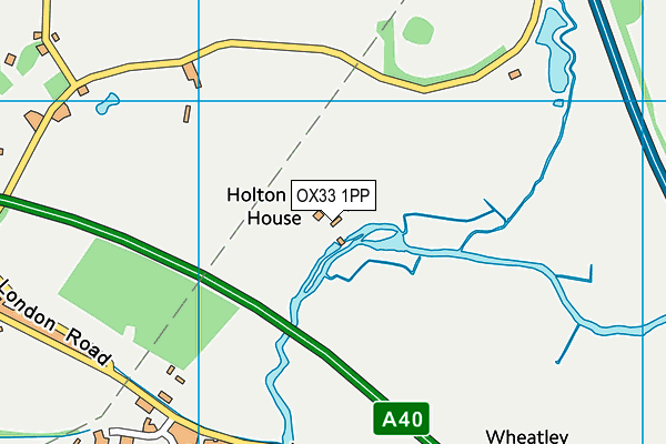 OX33 1PP map - OS VectorMap District (Ordnance Survey) OX33 1PP map - OS VectorMap District (Ordnance Survey)