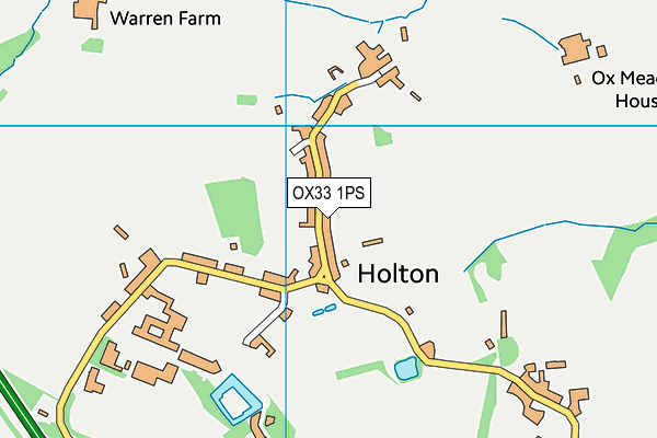 OX33 1PS map - OS VectorMap District (Ordnance Survey) OX33 1PS map - OS VectorMap District (Ordnance Survey)