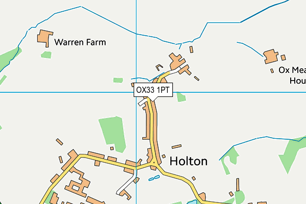 OX33 1PT map - OS VectorMap District (Ordnance Survey) OX33 1PT map - OS VectorMap District (Ordnance Survey)