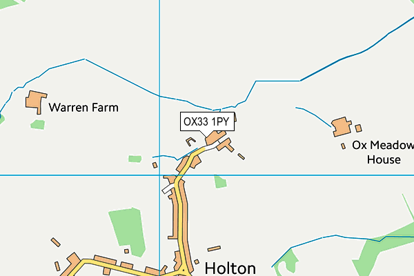OX33 1PY map - OS VectorMap District (Ordnance Survey) OX33 1PY map - OS VectorMap District (Ordnance Survey)