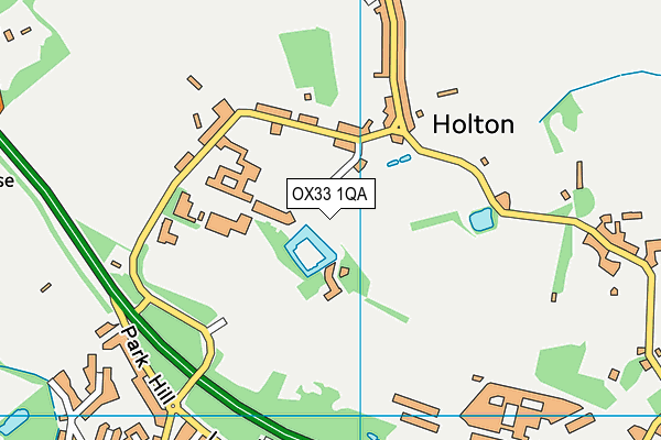 OX33 1QA map - OS VectorMap District (Ordnance Survey) OX33 1QA map - OS VectorMap District (Ordnance Survey)