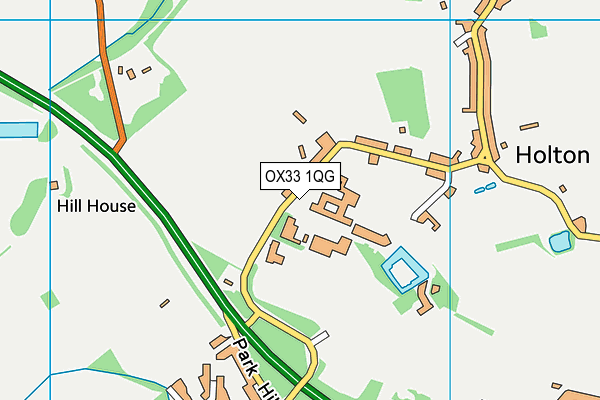 OX33 1QG map - OS VectorMap District (Ordnance Survey) OX33 1QG map - OS VectorMap District (Ordnance Survey)