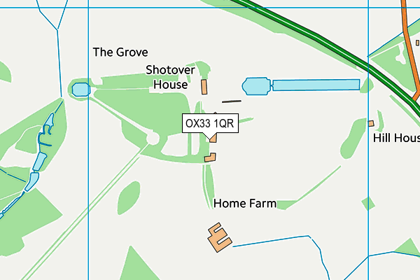 OX33 1QR map - OS VectorMap District (Ordnance Survey) OX33 1QR map - OS VectorMap District (Ordnance Survey)