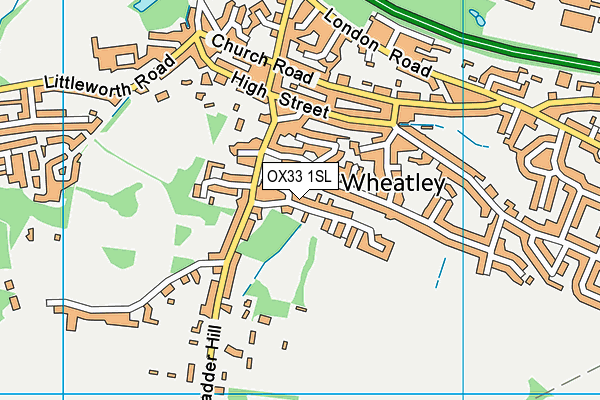 OX33 1SL map - OS VectorMap District (Ordnance Survey) OX33 1SL map - OS VectorMap District (Ordnance Survey)