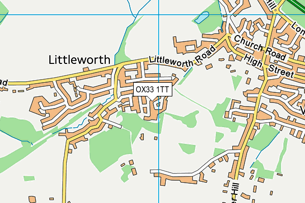 OX33 1TT map - OS VectorMap District (Ordnance Survey) OX33 1TT map - OS VectorMap District (Ordnance Survey)