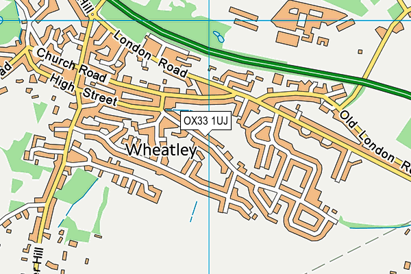 OX33 1UJ map - OS VectorMap District (Ordnance Survey) OX33 1UJ map - OS VectorMap District (Ordnance Survey)