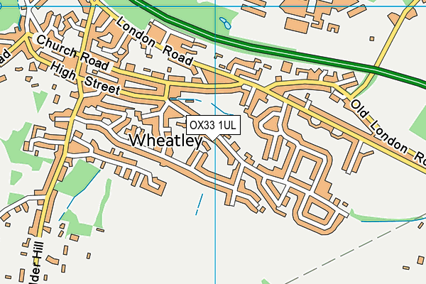 OX33 1UL map - OS VectorMap District (Ordnance Survey) OX33 1UL map - OS VectorMap District (Ordnance Survey)