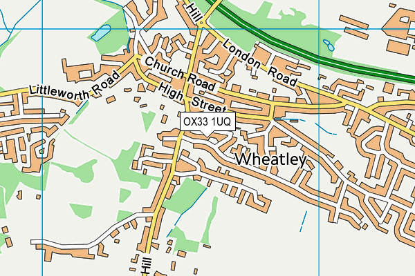 OX33 1UQ map - OS VectorMap District (Ordnance Survey) OX33 1UQ map - OS VectorMap District (Ordnance Survey)