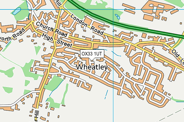 OX33 1UT map - OS VectorMap District (Ordnance Survey) OX33 1UT map - OS VectorMap District (Ordnance Survey)