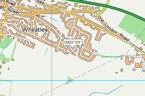 OX33 1UY map - OS VectorMap District (Ordnance Survey) OX33 1UY map - OS VectorMap District (Ordnance Survey)