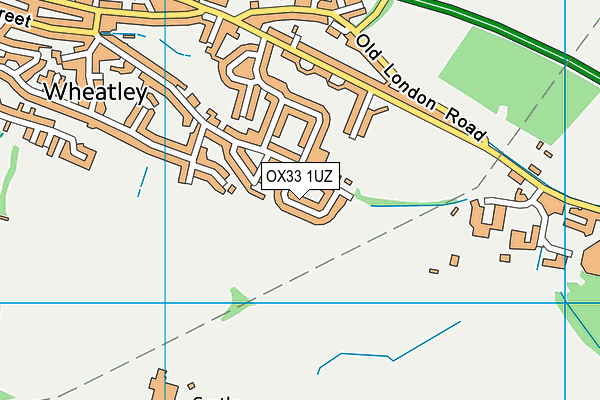 OX33 1UZ map - OS VectorMap District (Ordnance Survey) OX33 1UZ map - OS VectorMap District (Ordnance Survey)