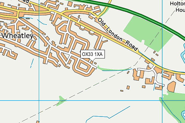 OX33 1XA map - OS VectorMap District (Ordnance Survey) OX33 1XA map - OS VectorMap District (Ordnance Survey)