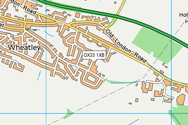 OX33 1XB map - OS VectorMap District (Ordnance Survey) OX33 1XB map - OS VectorMap District (Ordnance Survey)