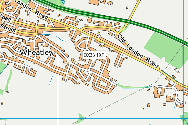 OX33 1XF map - OS VectorMap District (Ordnance Survey) OX33 1XF map - OS VectorMap District (Ordnance Survey)