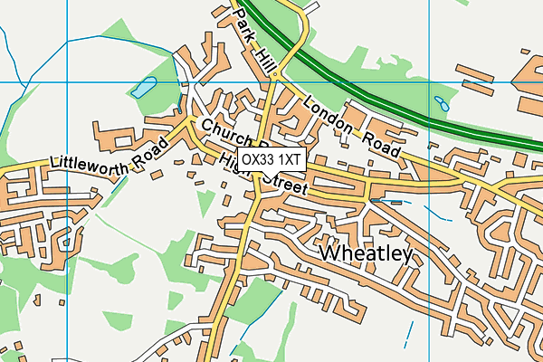 OX33 1XT map - OS VectorMap District (Ordnance Survey) OX33 1XT map - OS VectorMap District (Ordnance Survey)