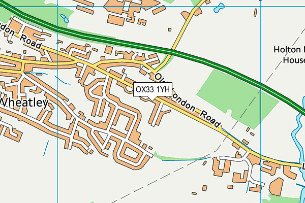 OX33 1YH map - OS VectorMap District (Ordnance Survey) OX33 1YH map - OS VectorMap District (Ordnance Survey)