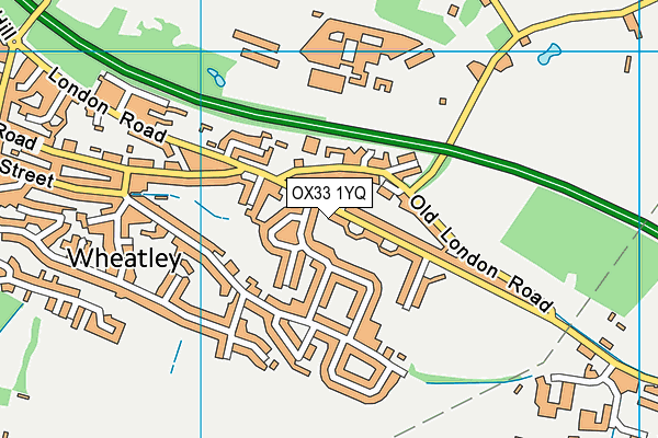 OX33 1YQ map - OS VectorMap District (Ordnance Survey) OX33 1YQ map - OS VectorMap District (Ordnance Survey)