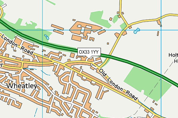 OX33 1YY map - OS VectorMap District (Ordnance Survey) OX33 1YY map - OS VectorMap District (Ordnance Survey)