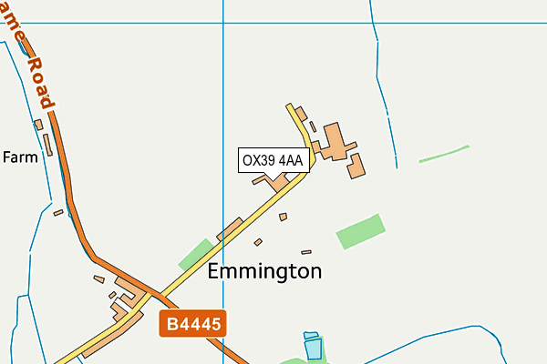 OX39 4AA map - OS VectorMap District (Ordnance Survey) OX39 4AA map - OS VectorMap District (Ordnance Survey)