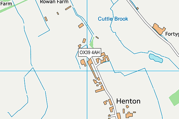 OX39 4AH map - OS VectorMap District (Ordnance Survey) OX39 4AH map - OS VectorMap District (Ordnance Survey)