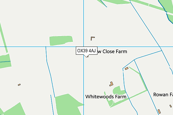 OX39 4AJ map - OS VectorMap District (Ordnance Survey) OX39 4AJ map - OS VectorMap District (Ordnance Survey)