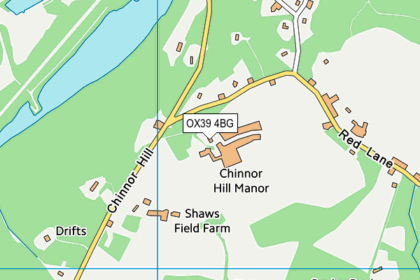 OX39 4BG map - OS VectorMap District (Ordnance Survey) OX39 4BG map - OS VectorMap District (Ordnance Survey)