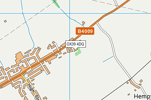 OX39 4DQ map - OS VectorMap District (Ordnance Survey) OX39 4DQ map - OS VectorMap District (Ordnance Survey)