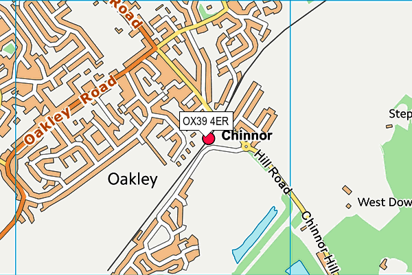 OX39 4ER map - OS VectorMap District (Ordnance Survey) OX39 4ER map - OS VectorMap District (Ordnance Survey)