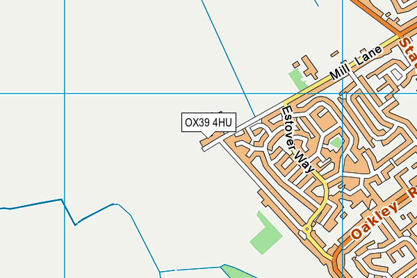 OX39 4HU map - OS VectorMap District (Ordnance Survey) OX39 4HU map - OS VectorMap District (Ordnance Survey)