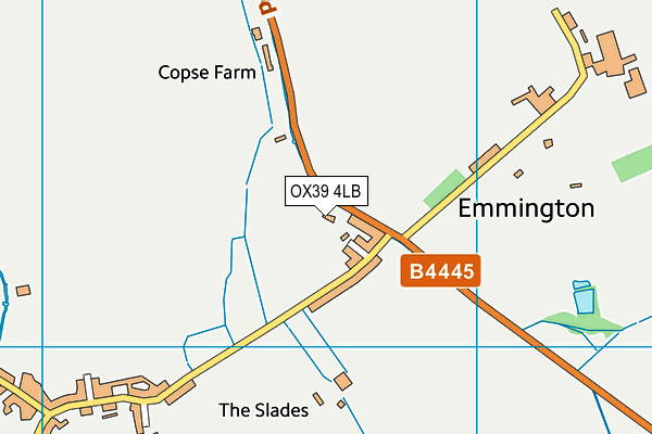 OX39 4LB map - OS VectorMap District (Ordnance Survey) OX39 4LB map - OS VectorMap District (Ordnance Survey)