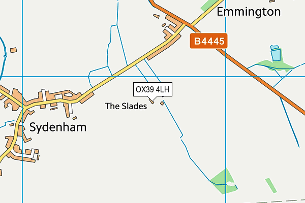 OX39 4LH map - OS VectorMap District (Ordnance Survey) OX39 4LH map - OS VectorMap District (Ordnance Survey)