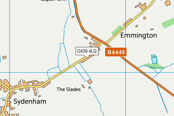 OX39 4LQ map - OS VectorMap District (Ordnance Survey)