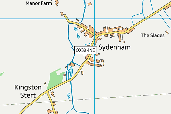 OX39 4NE map - OS VectorMap District (Ordnance Survey) OX39 4NE map - OS VectorMap District (Ordnance Survey)