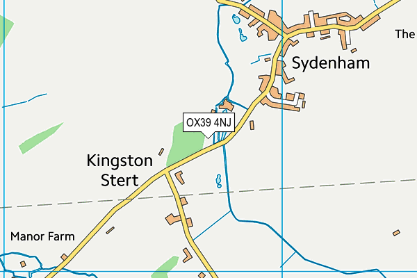 OX39 4NJ map - OS VectorMap District (Ordnance Survey) OX39 4NJ map - OS VectorMap District (Ordnance Survey)