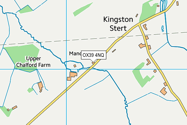 OX39 4NQ map - OS VectorMap District (Ordnance Survey) OX39 4NQ map - OS VectorMap District (Ordnance Survey)