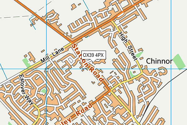 OX39 4PX map - OS VectorMap District (Ordnance Survey) OX39 4PX map - OS VectorMap District (Ordnance Survey)