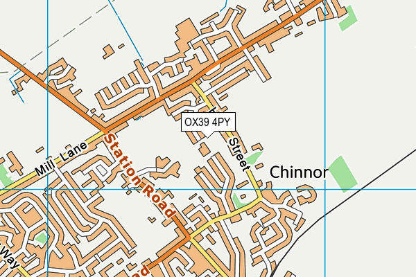OX39 4PY map - OS VectorMap District (Ordnance Survey) OX39 4PY map - OS VectorMap District (Ordnance Survey)