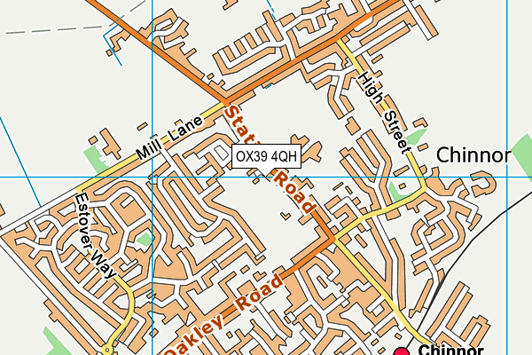 OX39 4QH map - OS VectorMap District (Ordnance Survey) OX39 4QH map - OS VectorMap District (Ordnance Survey)