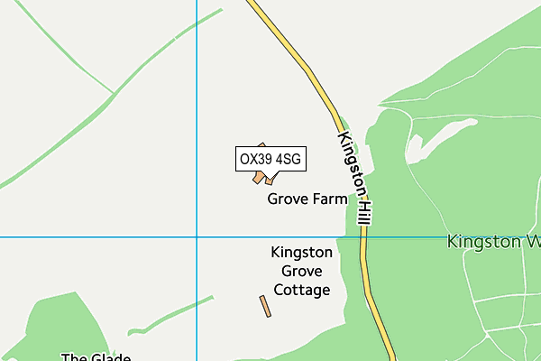 OX39 4SG map - OS VectorMap District (Ordnance Survey) OX39 4SG map - OS VectorMap District (Ordnance Survey)