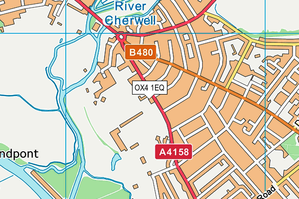 OX4 1EQ map - OS VectorMap District (Ordnance Survey) OX4 1EQ map - OS VectorMap District (Ordnance Survey)